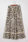 66 Khaki Leopard Wide Leg Cropped Pants (S-XL