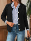 Solid Color Button-Down Knit Cardigan Casual Sweater