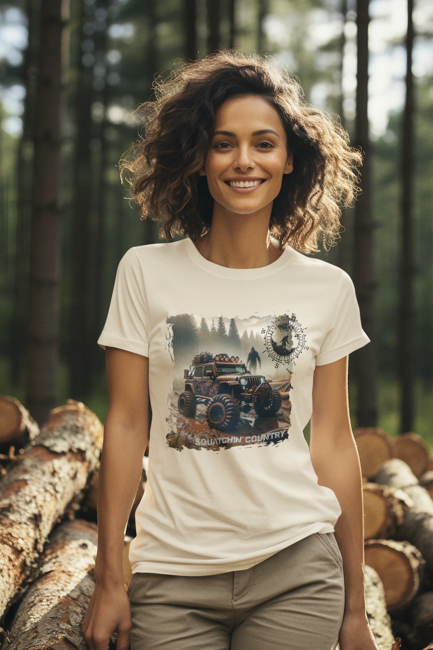 Rustic Bigfoot Jeepin Squatchin'