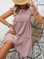 Flutter Sleeve Tiered Babydoll Mini Dress