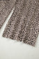 Animal Print Wide Leg Terry Knit Pants