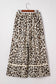66 Khaki Leopard Wide Leg Cropped Pants (S-XL