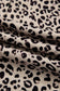 Animal Print Wide Leg Terry Knit Pants