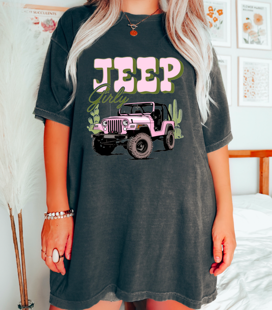 Preppy Jeep Girly Graphic Tee Women's T-Shirt