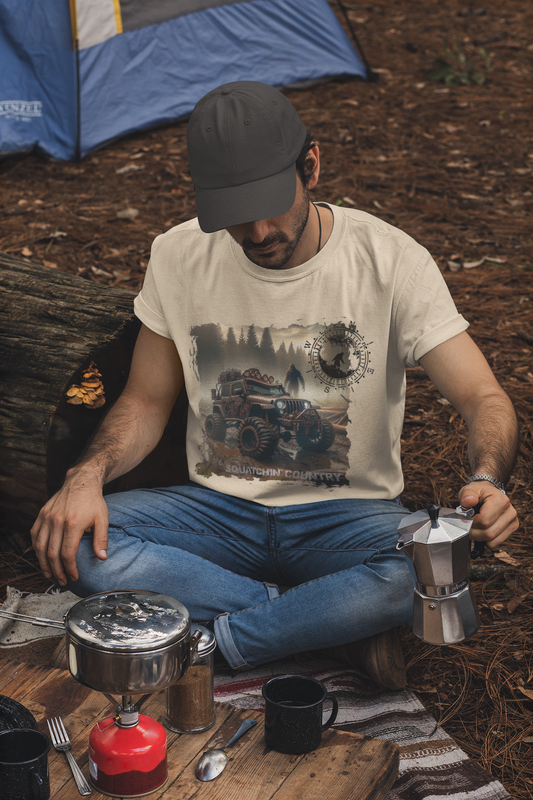 Rustic Bigfoot Jeepin Squatchin'