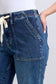 High Waisted Drawstring Wide